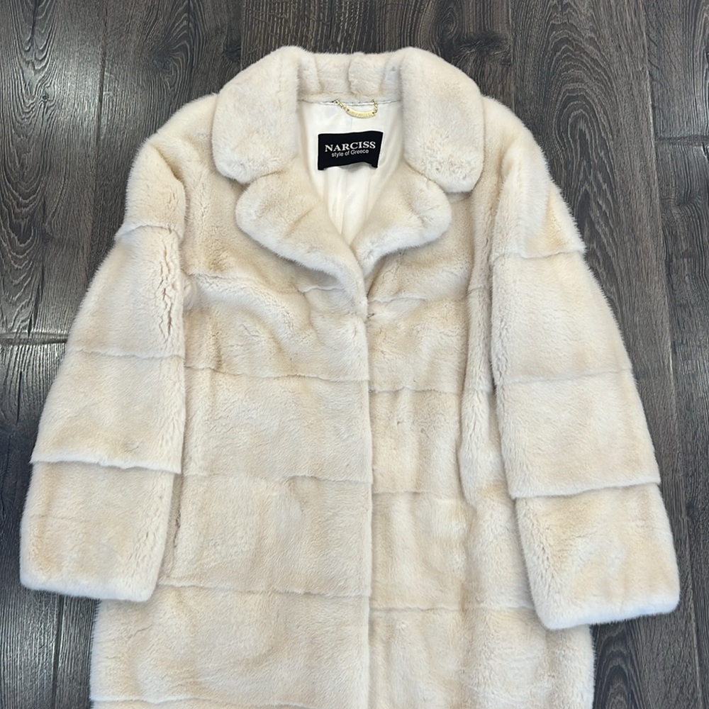 Real Mink Long Fur Coat - Picture 4 of 16
